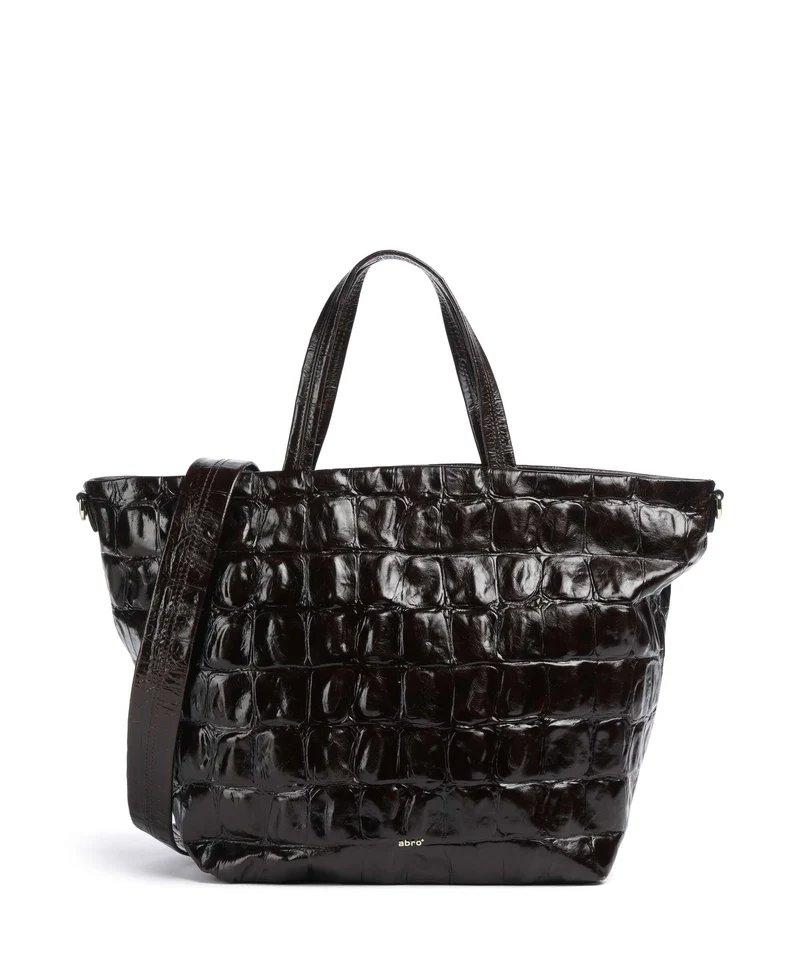 Abro Maxxi Cocco Alba Handtasche dark brown