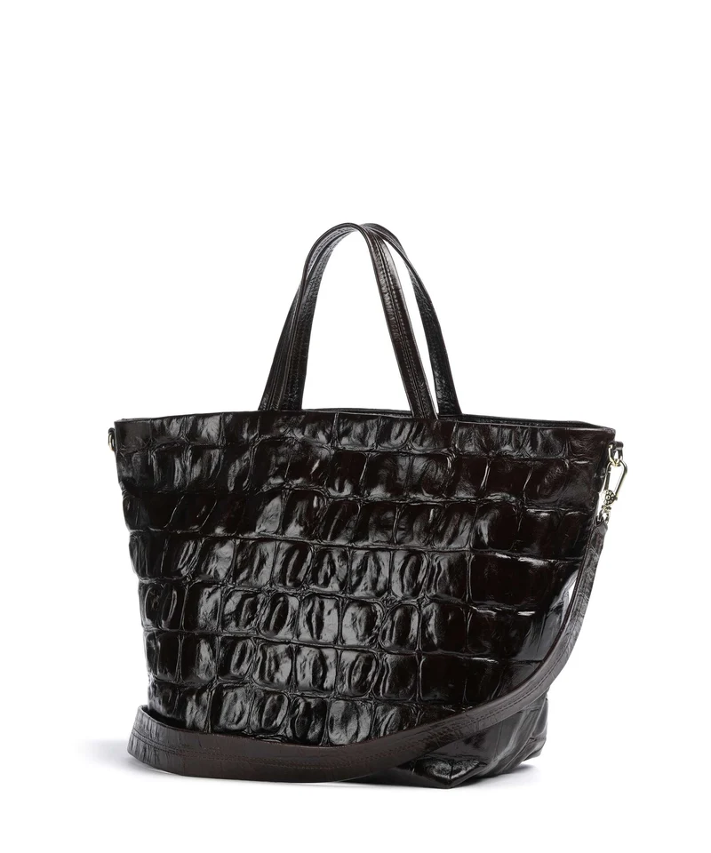 Abro Maxxi Cocco Alba Handtasche dark brown