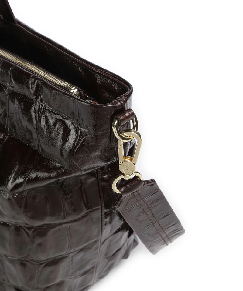 Abro Maxxi Cocco Alba Handtasche dark brown