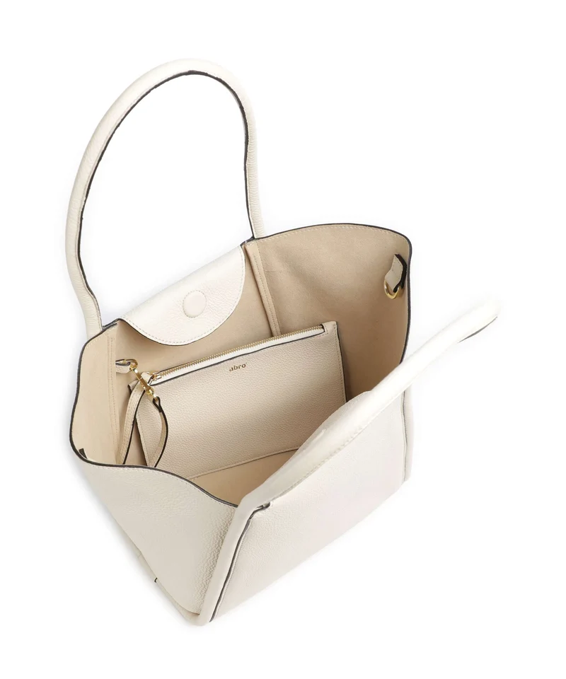 Abro Agave Willow Small Shopper beige