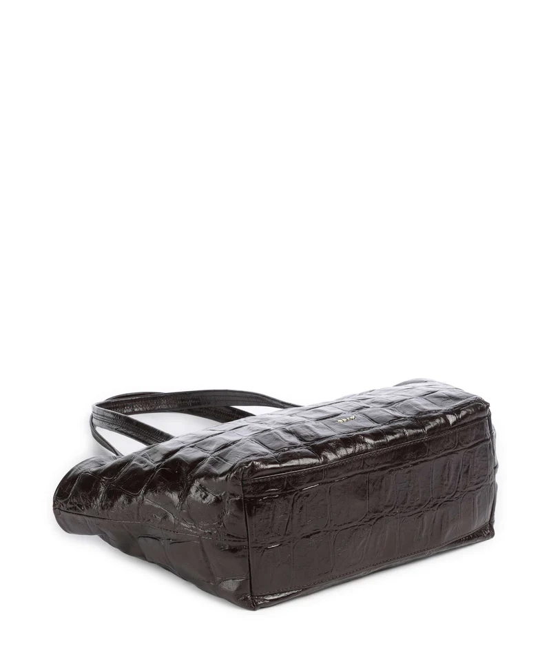 Abro Maxxi Cocco Alba Shopper dark brown