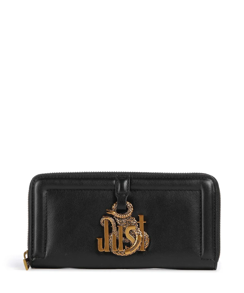 Just Cavalli Just Snake Geldbörse black