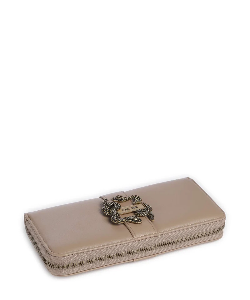 Just Cavalli Iconic Snakes Geldbörse tan