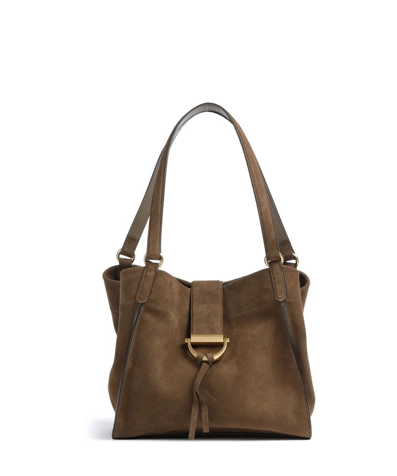 Abro Suede Temi Shopper khaki