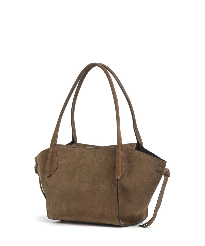 Abro Suede Vibe Small Schultertasche khaki