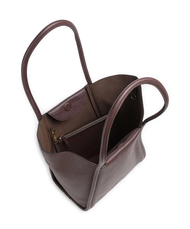 Abro Agave Willow Small Shopper burgundy