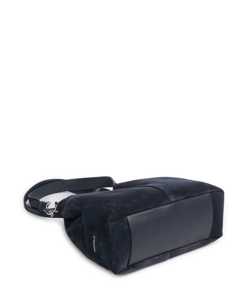 Coccinelle C-Easy Suede Beuteltasche midnight blue