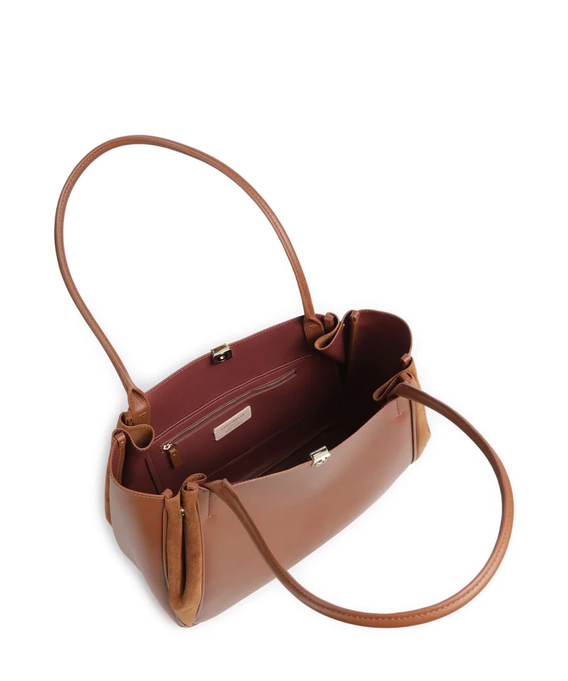 Coccinelle Pansy Shopper cognac