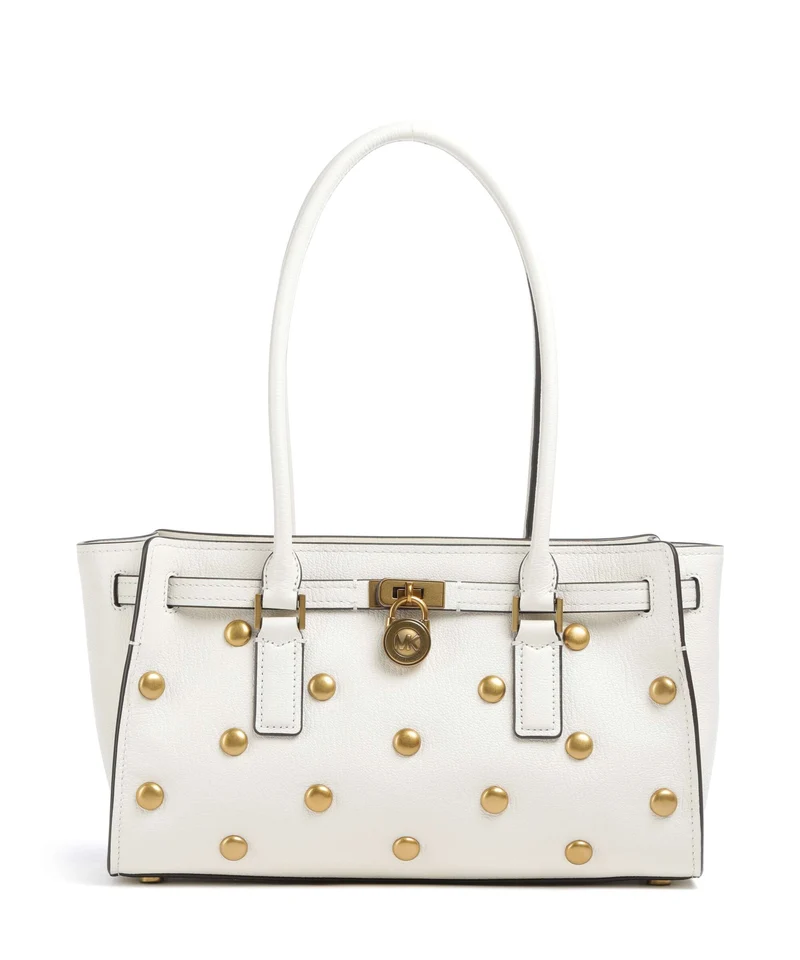Michael Kors Hamilton Moderne Small Schultertasche eggshell