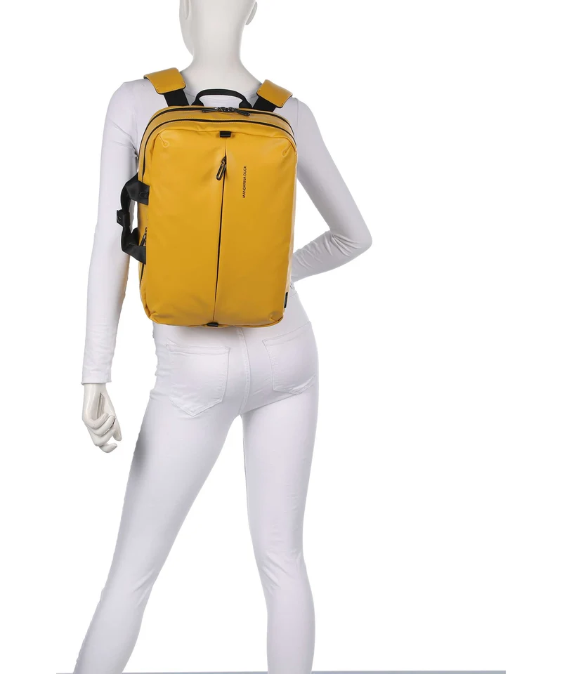 Mandarina Duck Coated Rucksack-Tasche duck yellow