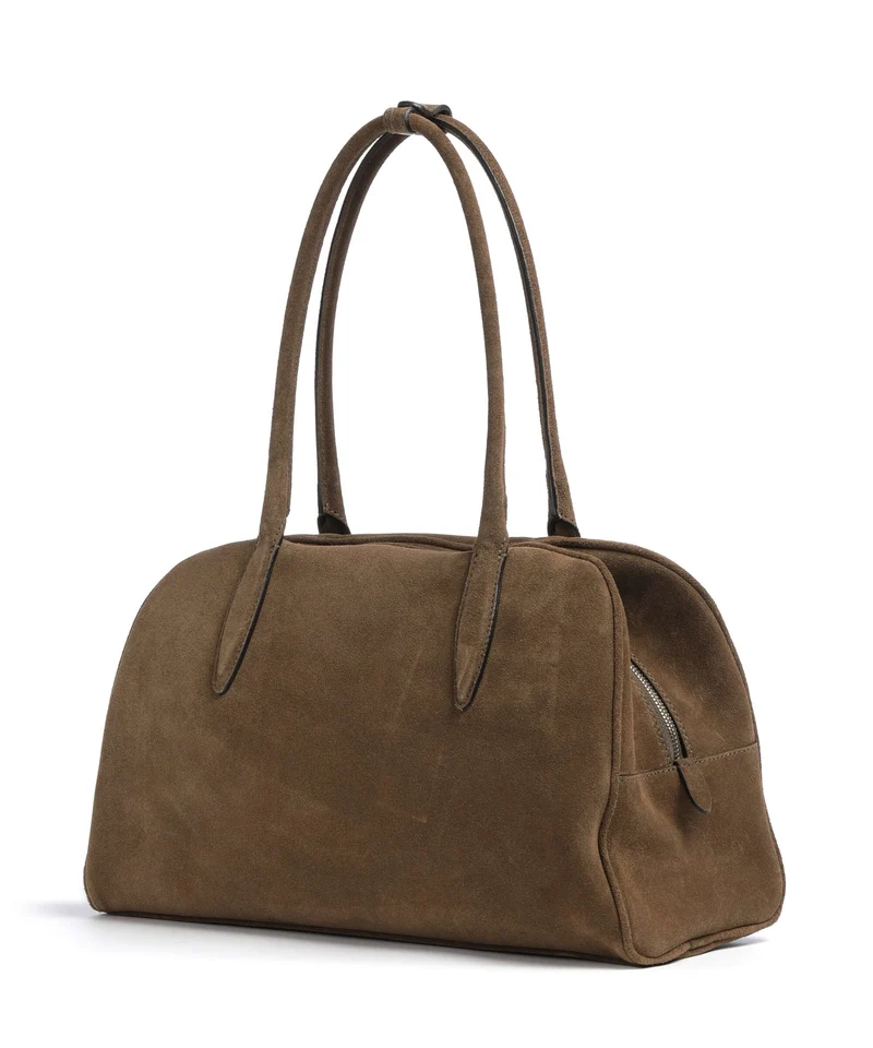 Abro Suede Amara Schultertasche khaki