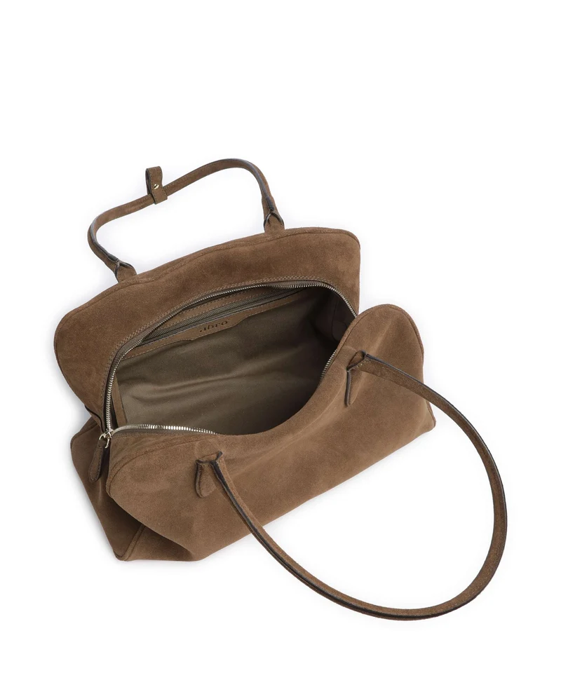 Abro Suede Amara Schultertasche khaki