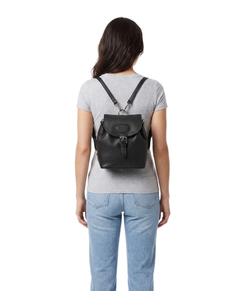 Abro Agave Daily Small Rucksack-Tasche black/nickel
