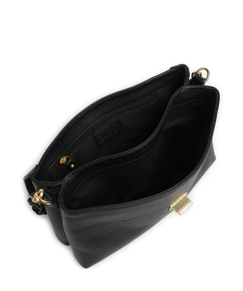 Abro Agave Twist Schultertasche black/gold