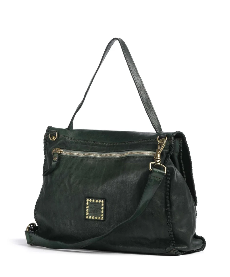 Campomaggi Shopper green bottle