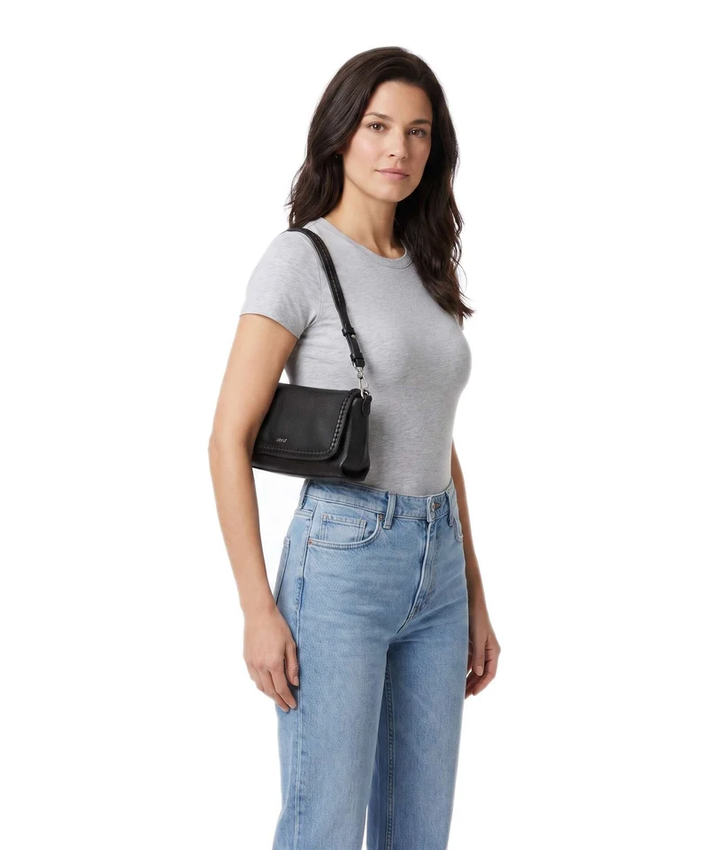 Abro Agave Signature Schultertasche black/nickel
