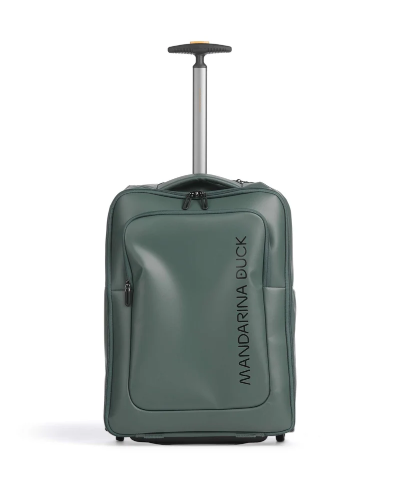 Mandarina Duck Coated Rucksack-Trolley deep green