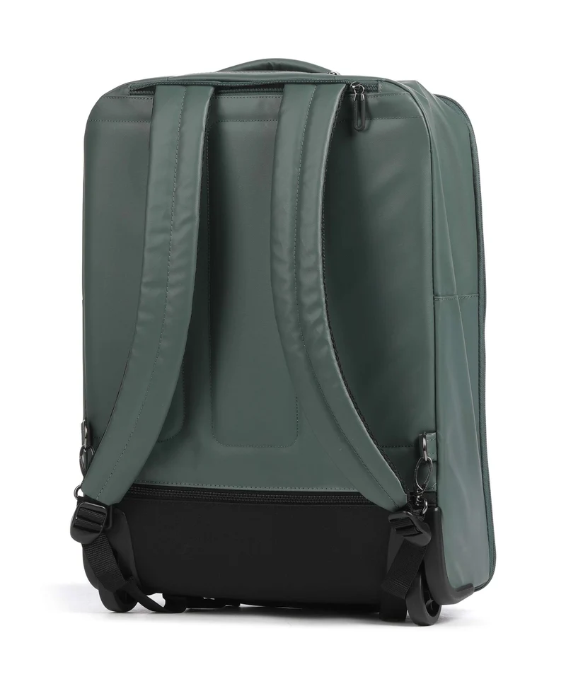 Mandarina Duck Coated Rucksack-Trolley deep green