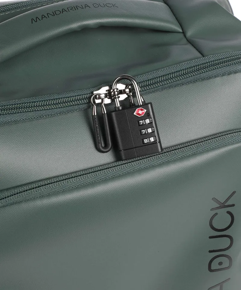 Mandarina Duck Coated Rucksack-Trolley deep green