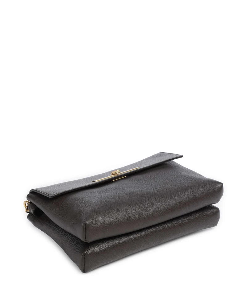 Abro Agave Twist Schultertasche dark brown