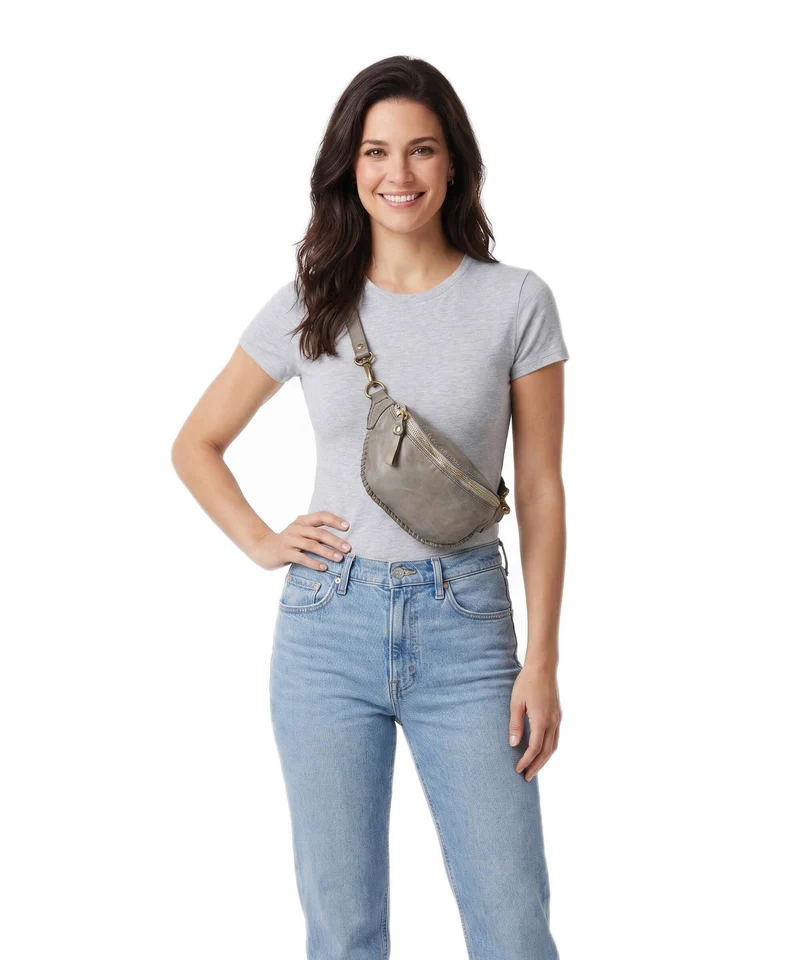 Campomaggi Gürteltasche cement