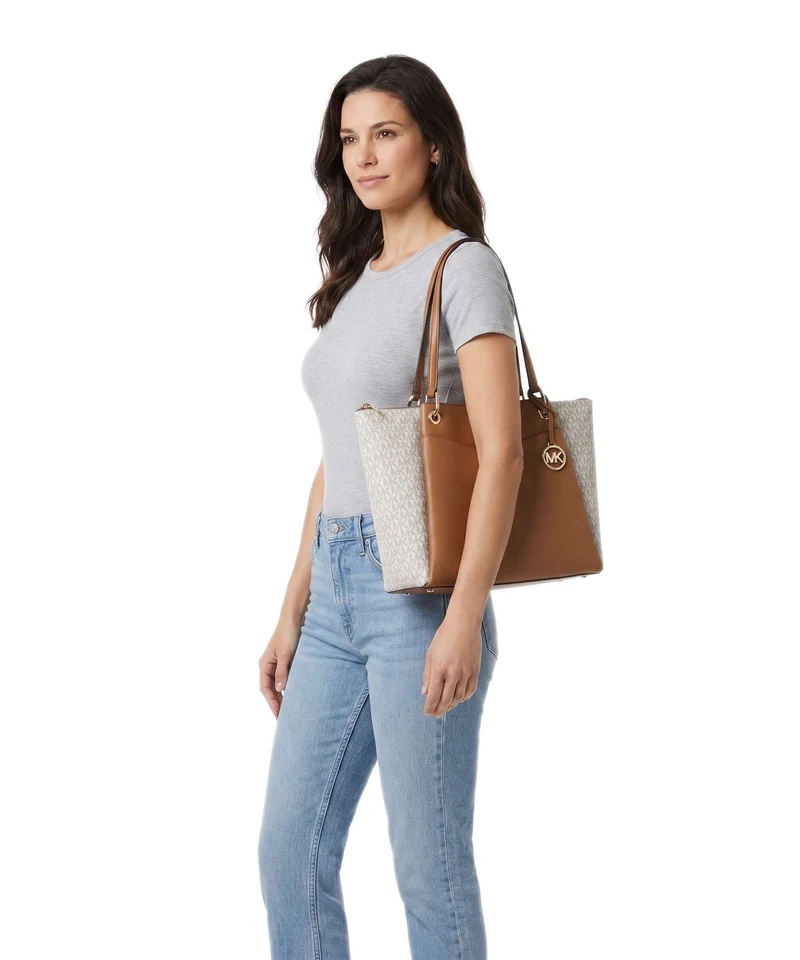 Michael Kors May Large Shopper vanilla/acorn