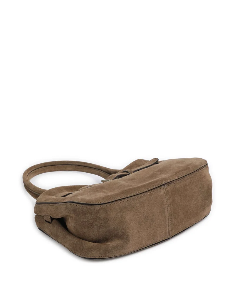 Abro Suede Jill Schultertasche khaki