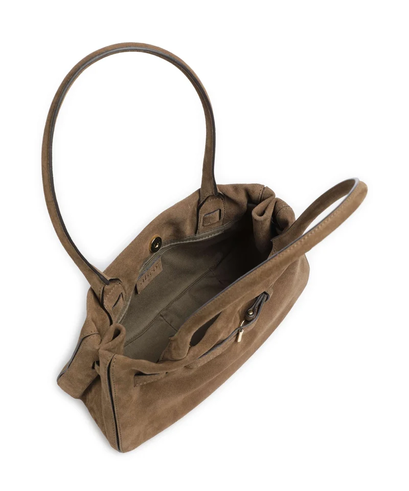 Abro Suede Jill Schultertasche khaki