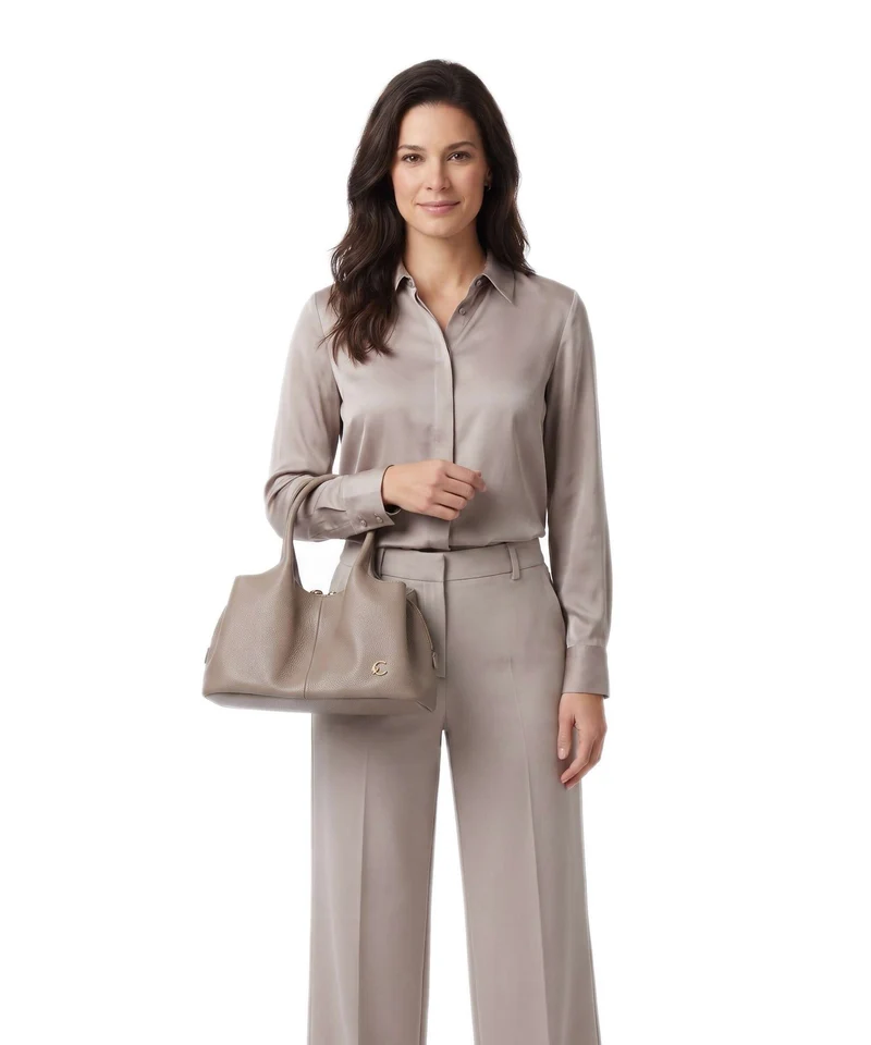 Coccinelle Nell Handtasche warm taupe