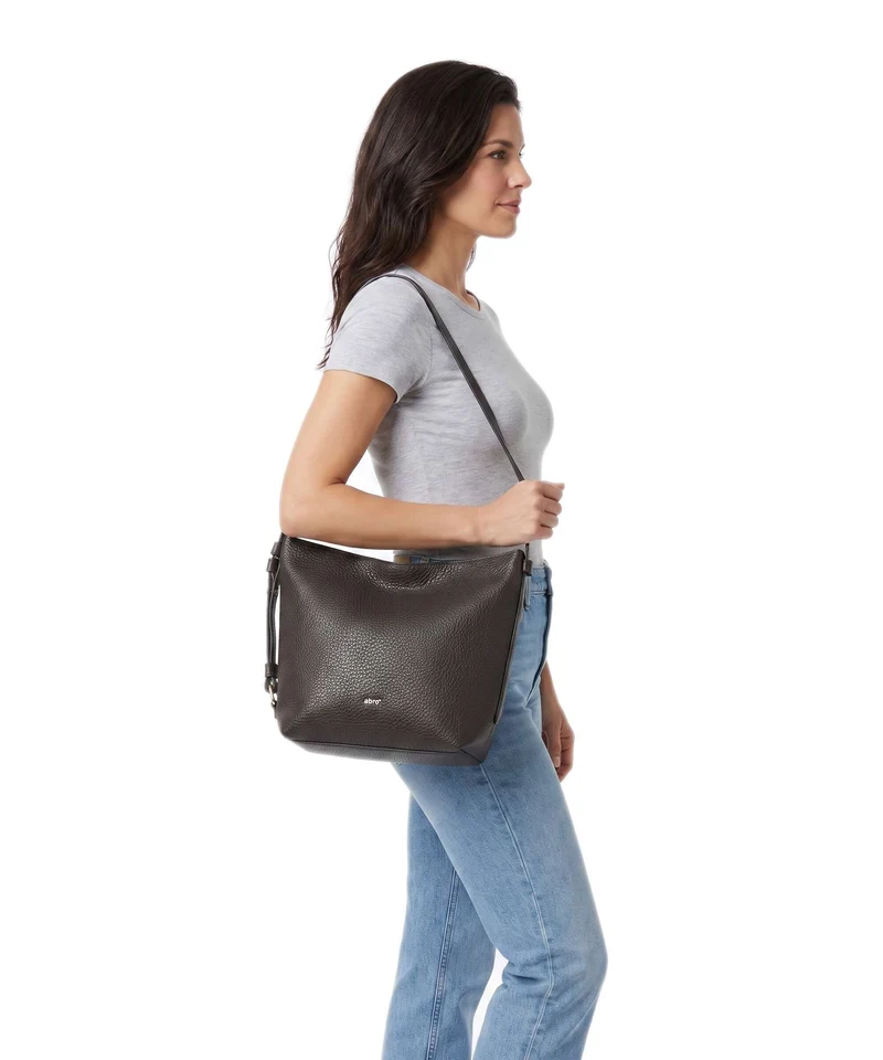 Abro Tekla Cosmo Beuteltasche dark brown