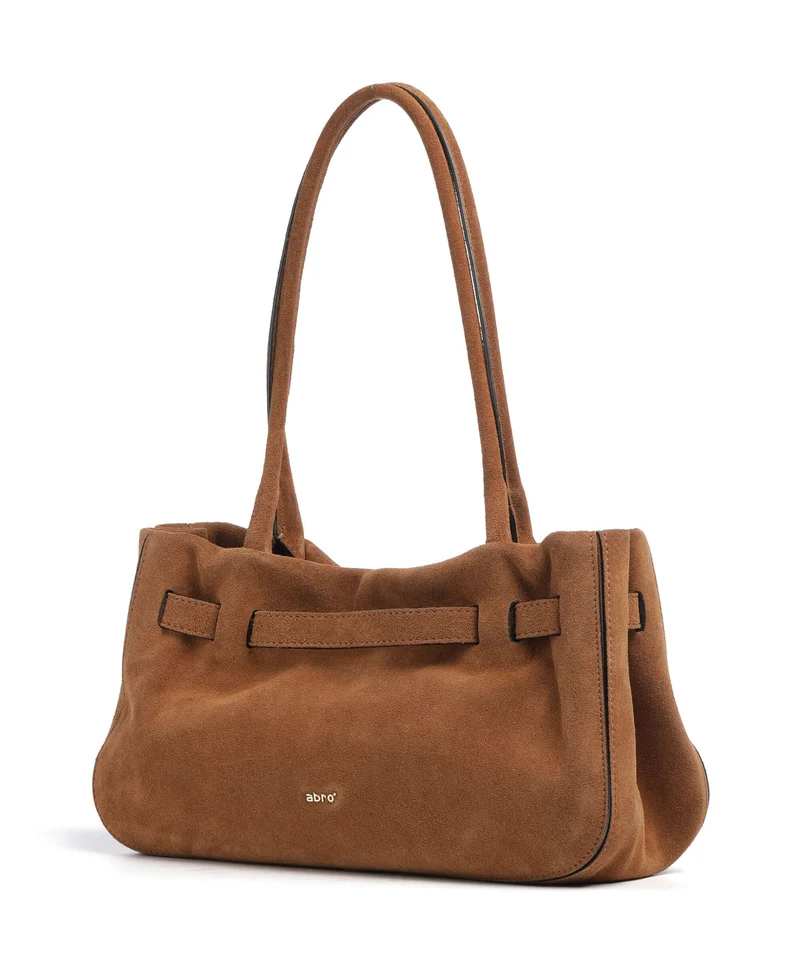 Abro Suede Jill Schultertasche cuoio
