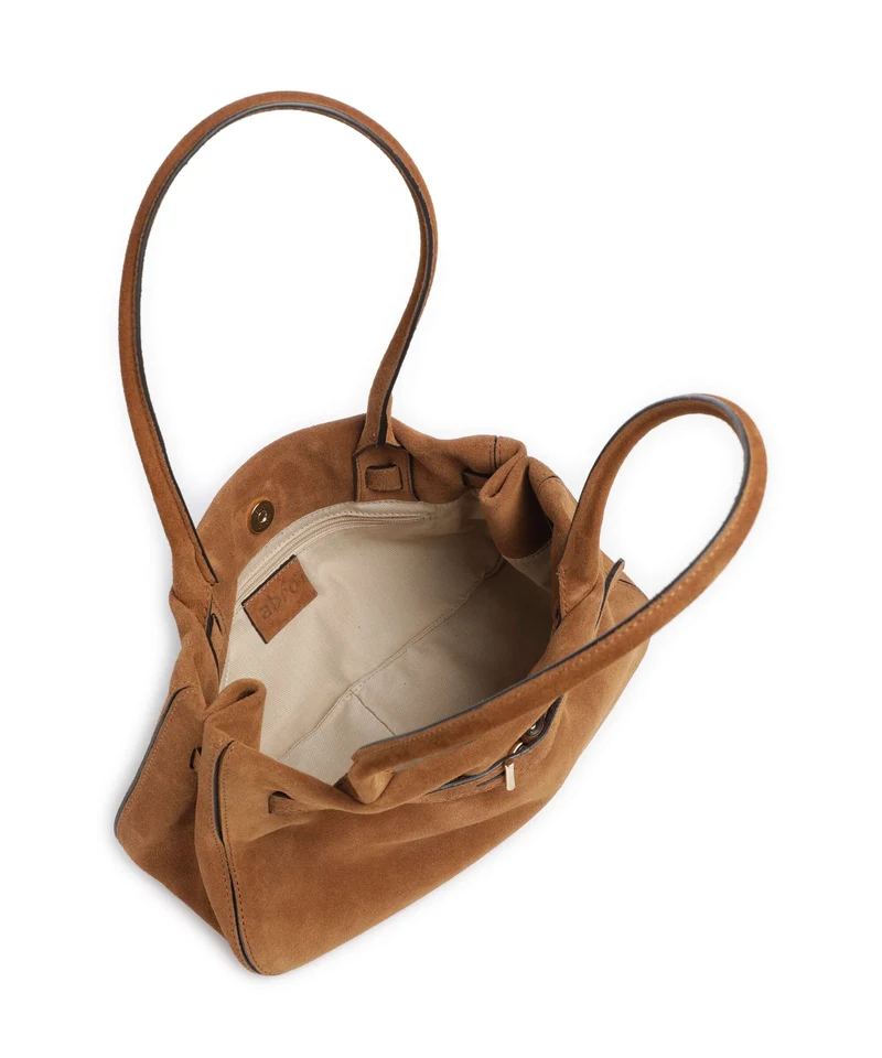 Abro Suede Jill Schultertasche cuoio