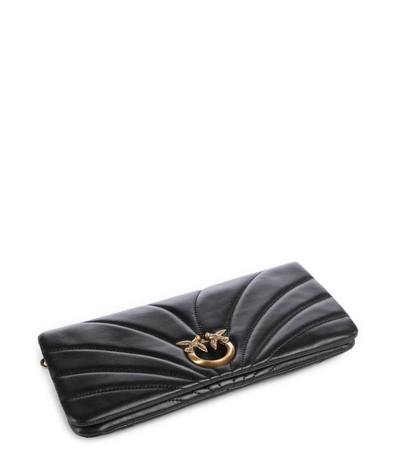 Pinko Click Horizontal Classic Umhängetasche nero/antique gold