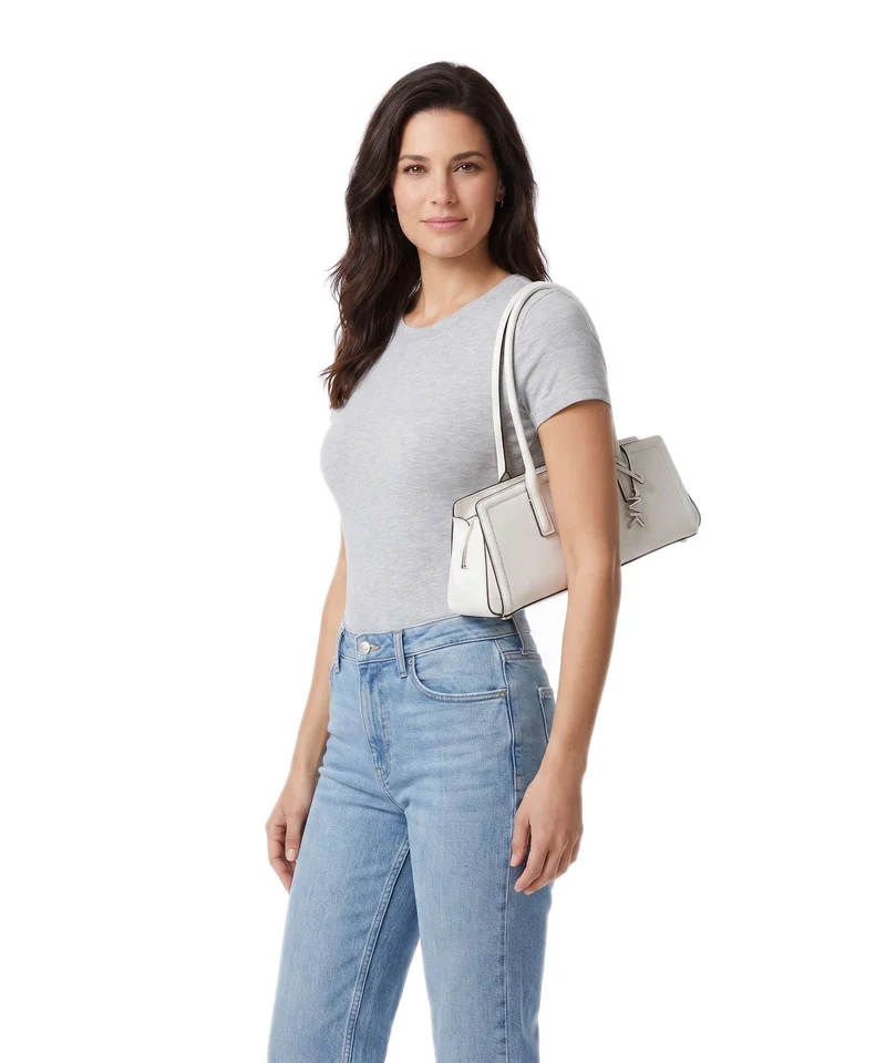 Michael Kors Laila Small Schultertasche eggshell