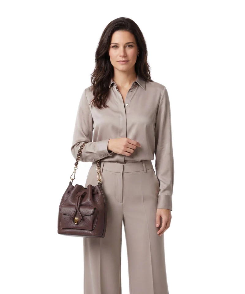 Coccinelle Beat Generation Bucket Handtasche berry