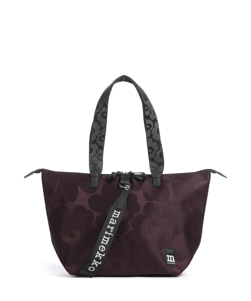 Marimekko Wear All Day M Unikko Shopper wine red/dark wine