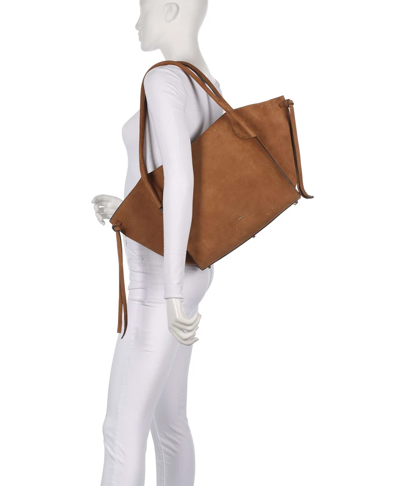 Abro Suede Vibe Big Shopper cuoio