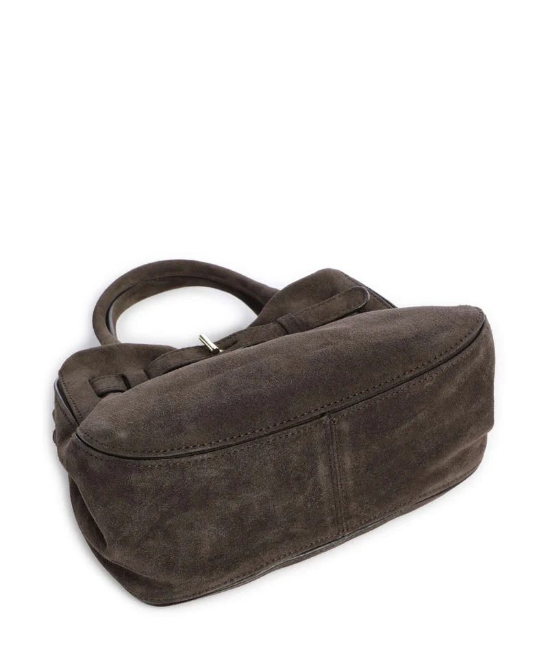 Abro Suede Jill Handtasche dark brown