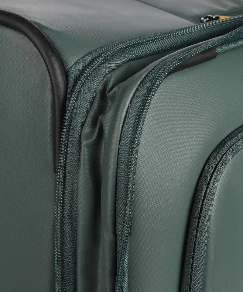 Mandarina Duck Coated 4-Rollen Trolley deep green