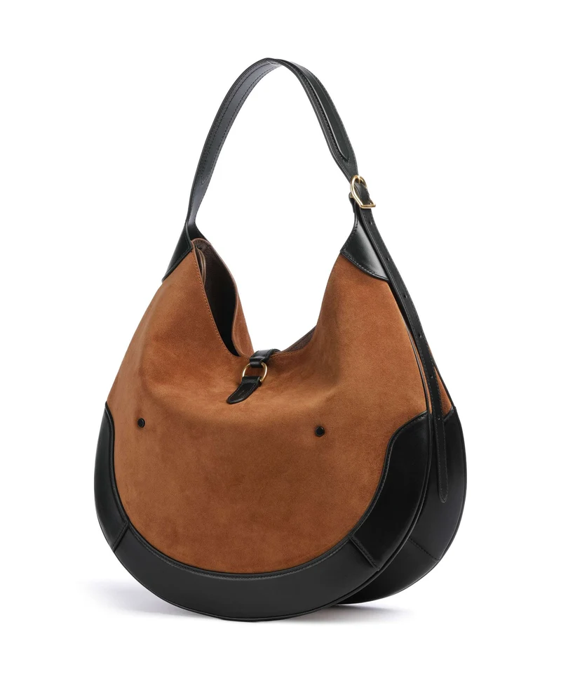 Polo Ralph Lauren ID Collection Medium Beuteltasche toffee/black