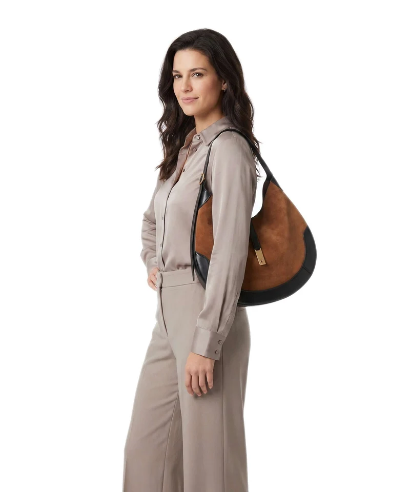 Polo Ralph Lauren ID Collection Medium Beuteltasche toffee/black