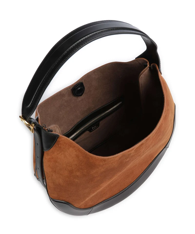Polo Ralph Lauren ID Collection Medium Beuteltasche toffee/black