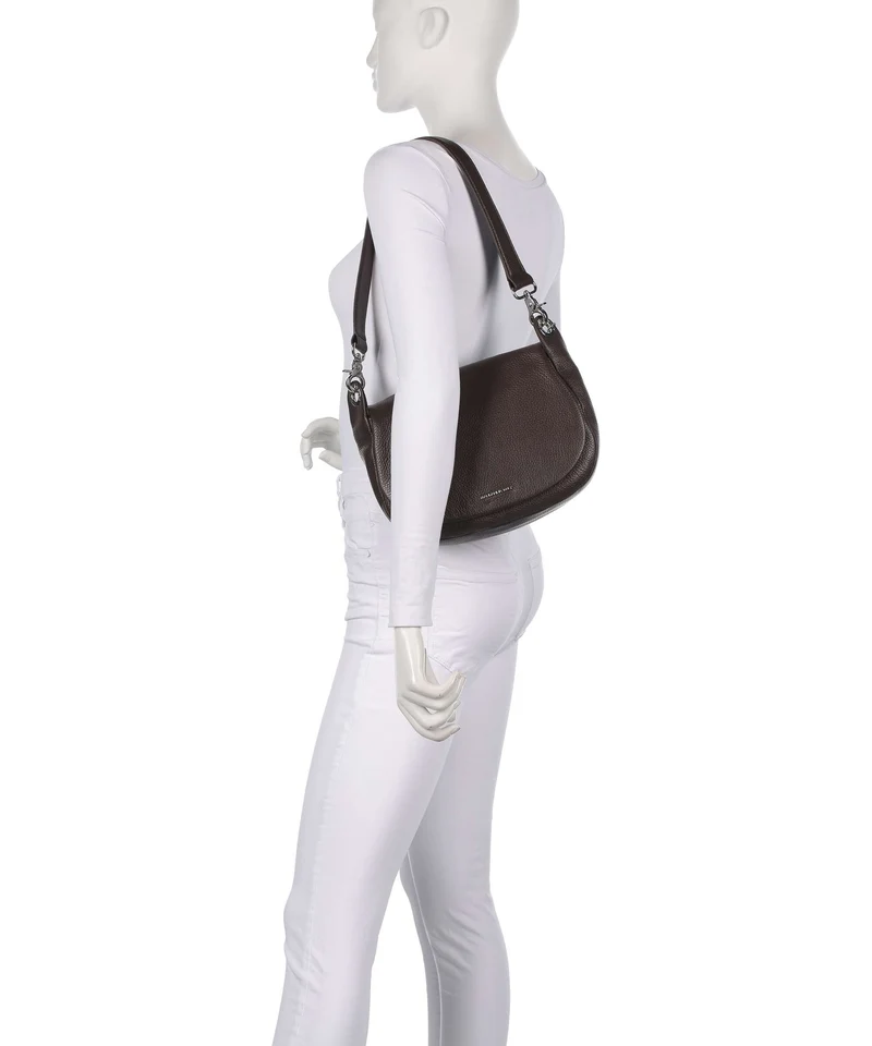 Mandarina Duck Mellow Leather Schultertasche espresso