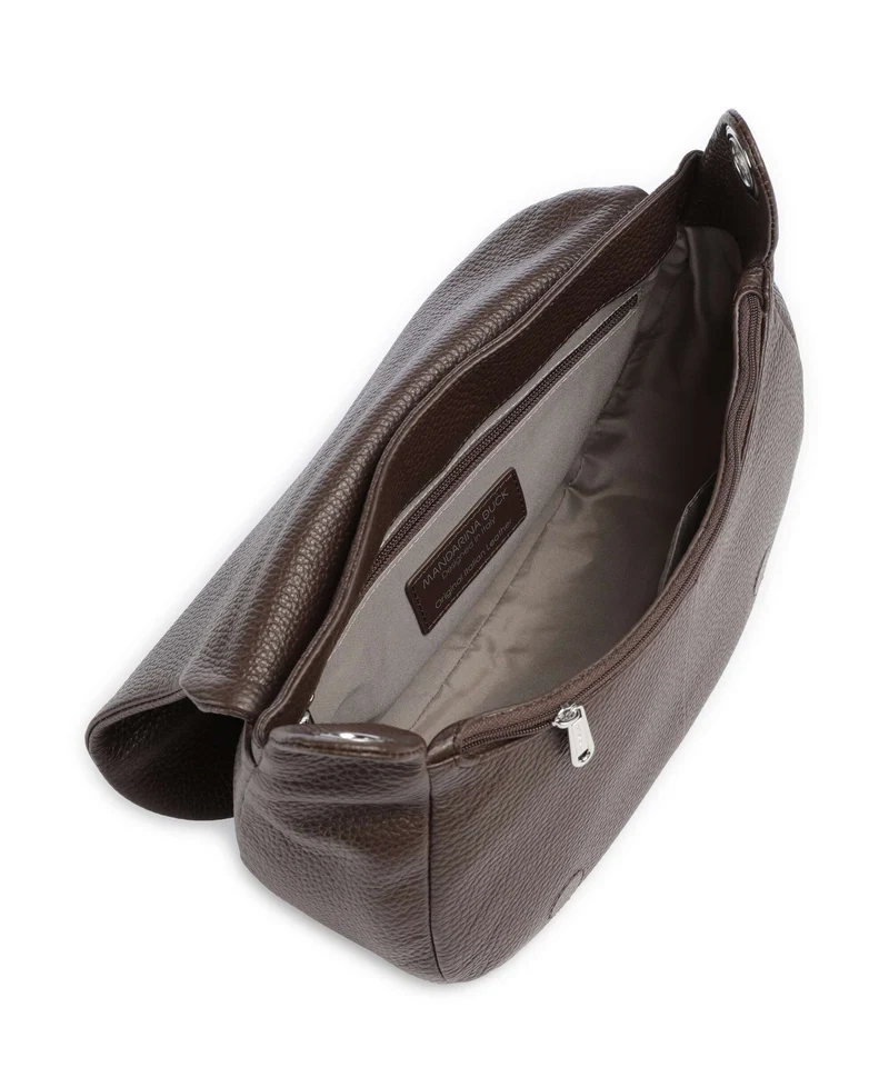 Mandarina Duck Mellow Leather Schultertasche espresso