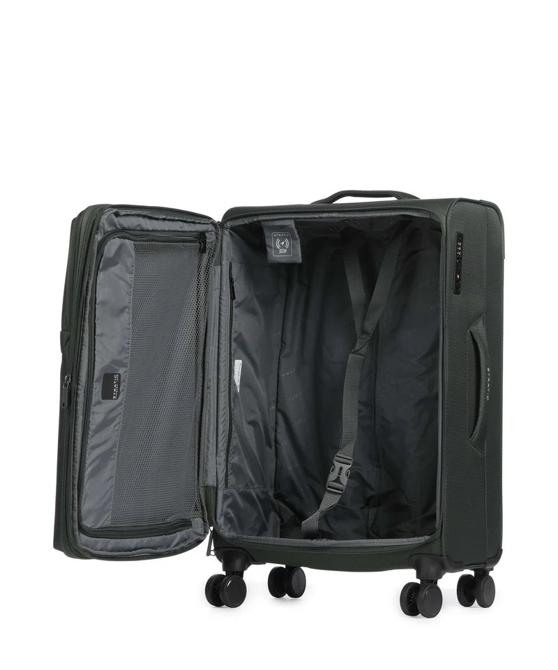 Stratic Stratic Lite 4-Rollen Trolley dark green