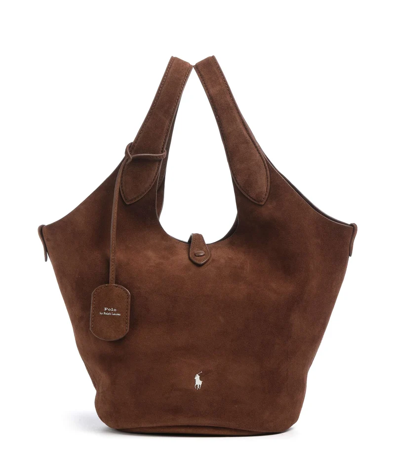 Polo Ralph Lauren Play Medium Handtasche cafe