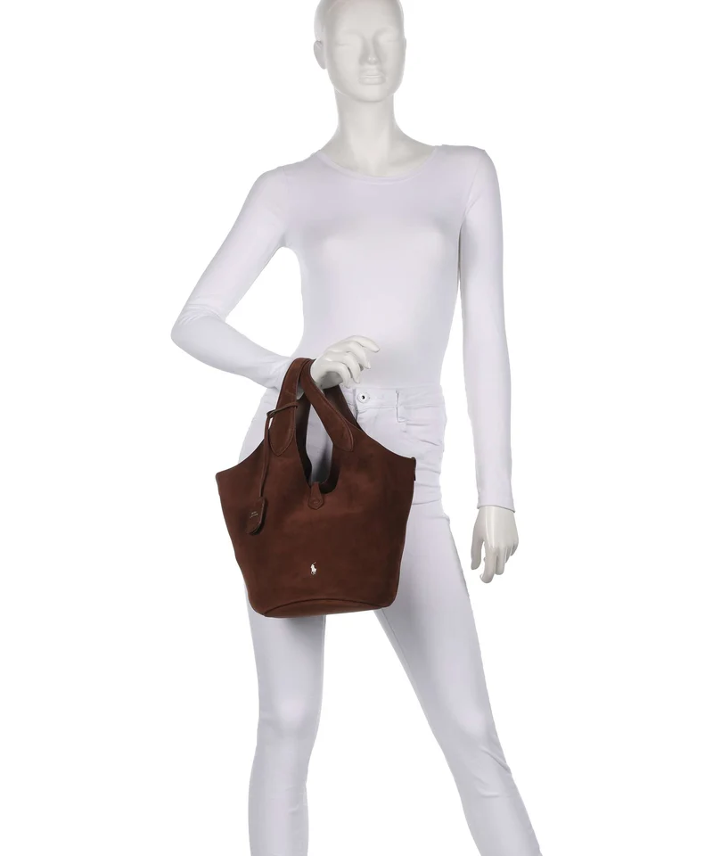 Polo Ralph Lauren Play Medium Handtasche cafe