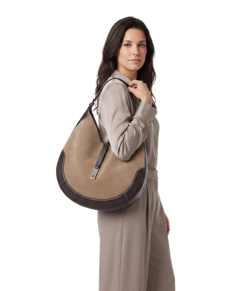 Polo Ralph Lauren ID Collection Medium Beuteltasche clay/tobacco