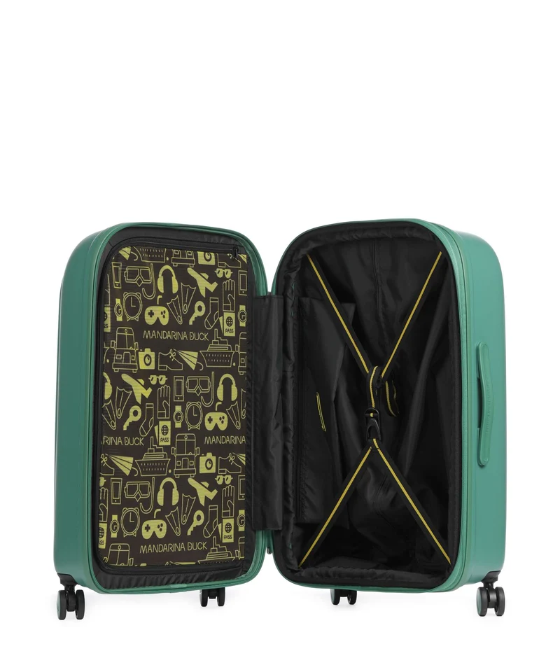 Mandarina Duck Logoduck+ 4-Rollen Trolley foliage green