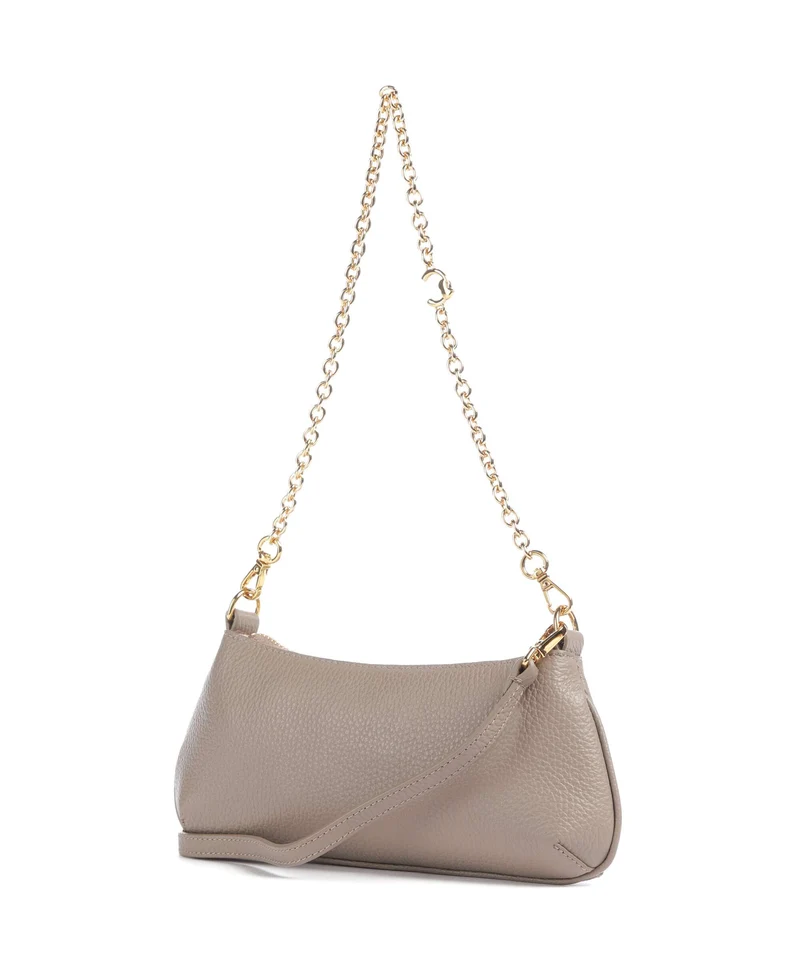 Coccinelle C-Me Schultertasche warm taupe